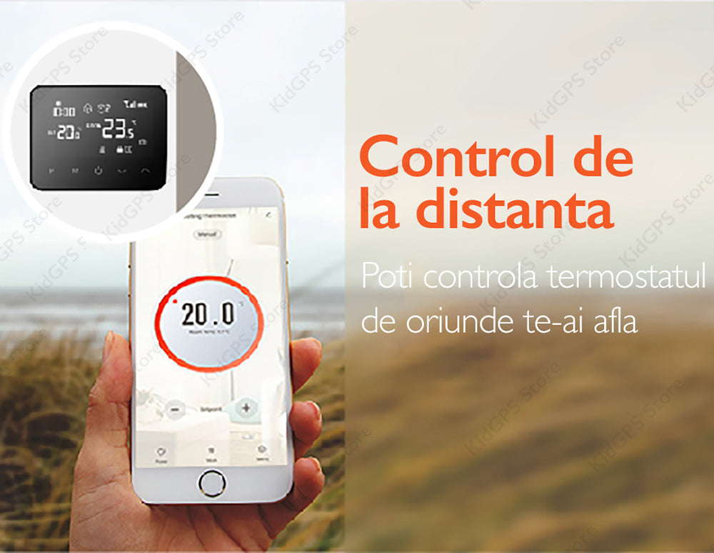 Termostat ambient centrala WIFI Techone WT-20 Pro Termostat ambient centrala WIFI Techone WT-20 Pro
